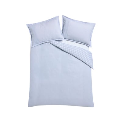 Housse de couette et taie réversible vichy NEXT