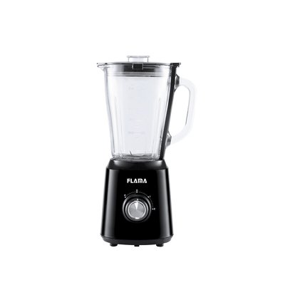 Liquidificador com copo de vidro, preto, 500W, 2212FL, da Flama FLAMA