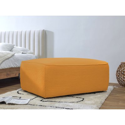 Pouf tissu imitation fourrure, ANGORA BOBOCHIC