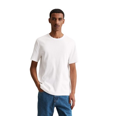 T-shirt côtelé DfC regular en coton bio mélangé MARC O’POLO DENIM