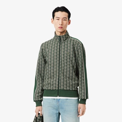 Veste de survêtement zippée Paris jacquard LACOSTE