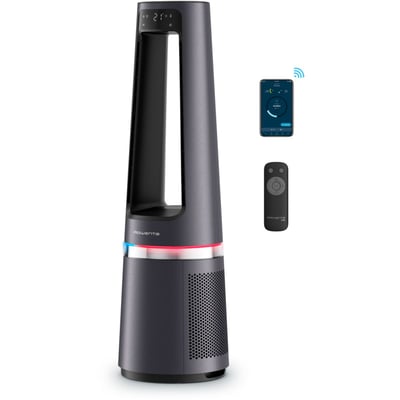 Purificateur d'air, ventilateur, chauffage Eclipse 3 en 1 connect QU5072F0 ROWENTA