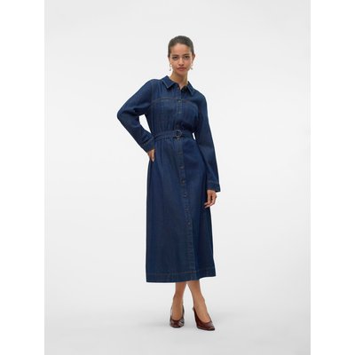 VMVIO Robe longue Robe en denim VERO MODA