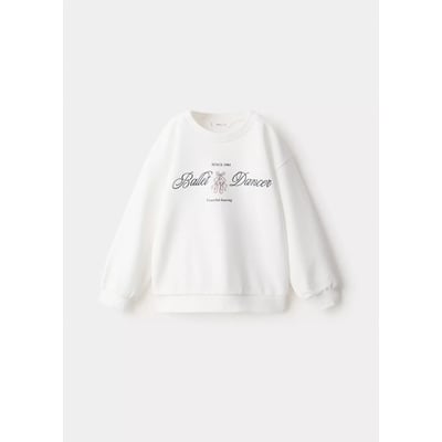 Sweat coton détail imprimé MANGO BABY
