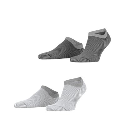 Chaussettes sport Allover Stripe 2-Pack Coton (biologique) Opaque ESPRIT