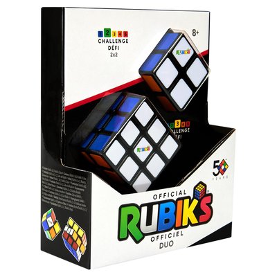 Rubik s CUBE COFFRET ADVANCED 3x3 + 2x2 - Jeu de Casse-Tete Colore ASMODEE