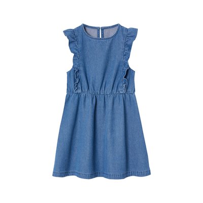 Robe à volalnts en denim VERTBAUDET