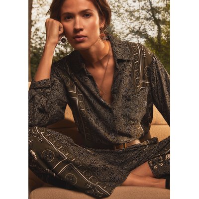 Chemise ample en viscose Ecovero à imprimé foulard LA FEE MARABOUTEE