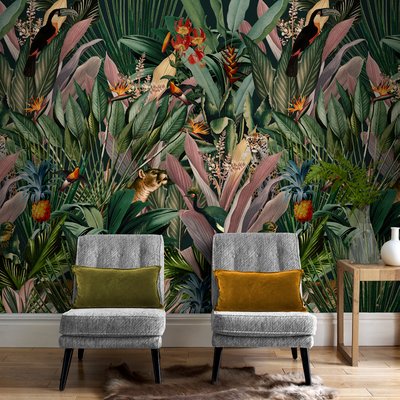 Papier peint panoramique Animaux exotiques ART FOR THE HOME