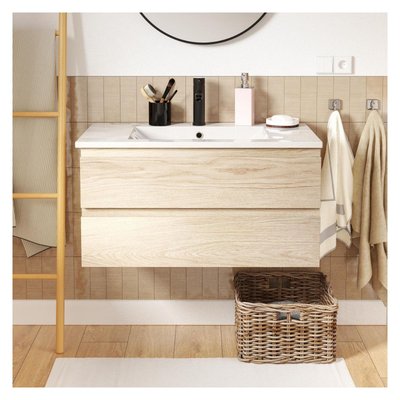 Meuble simple +vasque +robinet SORRENTO MOB IN