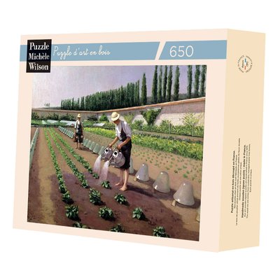 Les jardiniers de Caillebotte PUZZLE MICHELE WILSON
