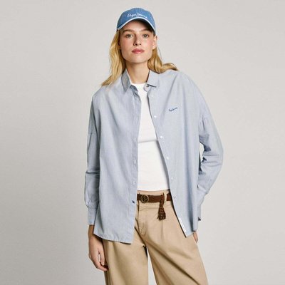 Chemise À Rayures Avec Logo PEPE JEANS