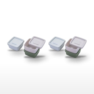 Lot de 2 lunchbox 500ml avec 2 ustensiles de cuisine STORAGE FACKELMANN