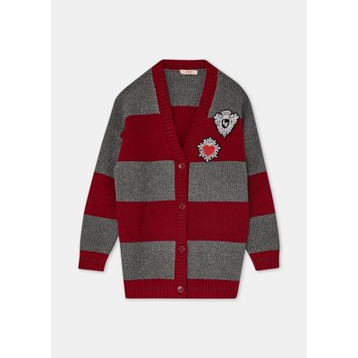 Cardigan en Fil textile® à rayures LIU JO