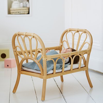 Babyla Rattan Doll's Crib LA REDOUTE INTERIEURS