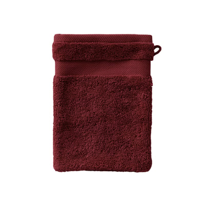 Gant de toilette coton LOLA II CARRE BLANC