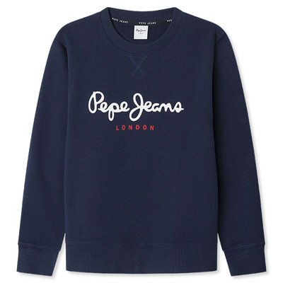 Sweat-Shirt À Col Rond Avec Logo PEPE JEANS