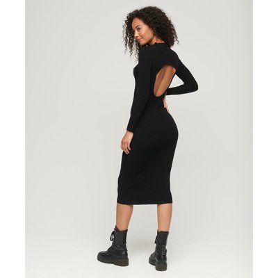Robe moulante longue noire store