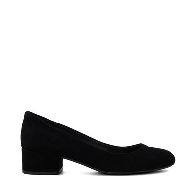 Escarpins confortables à talons carrés coupe large - Wide Fit BRACKET DUNE LONDON