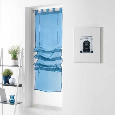 Store droit passants voile sable Pointille DOUCEUR D'INTÉRIEUR