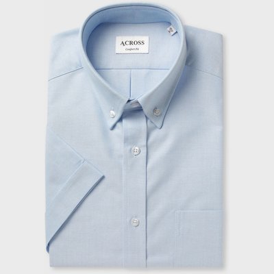 Chemise Confort fit manches courtes Oxford Authentic ACROSS
