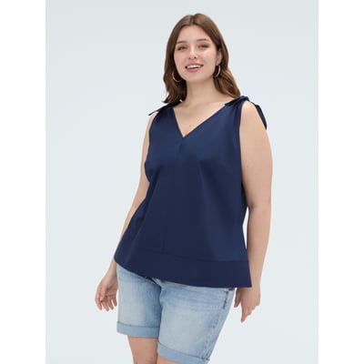 Top avec nœuds papillon sur les épaules FIORELLA RUBINO