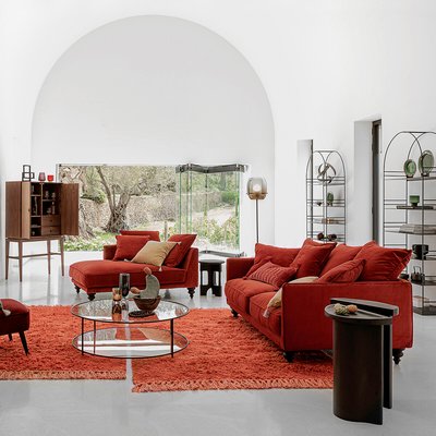 Couchtisch Sybil, rund, gehärtetes Glas AM.PM
