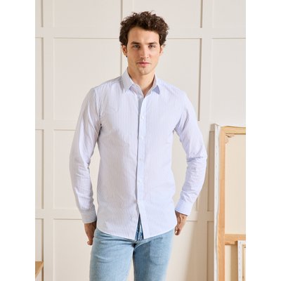 Chemise popeline rayée Slim Fit CYRILLUS