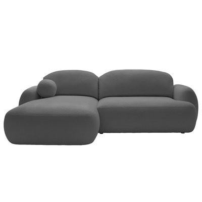 Canapé d'Angle Convertible en Tissu bouclette 4 places - BERENICE LISA DESIGN