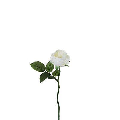 Tige de rose waterproof fermée artificielle H32 SIA DECO