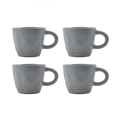 Lot de 4 tasses en grès Vida HOUSE DOCTOR
