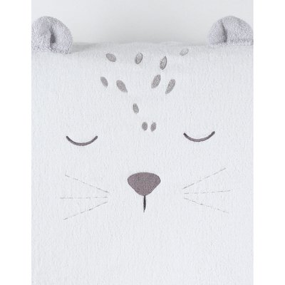 Matelas à langer avec housse élastique en éponge, écru/gris clair NOUKIE'S