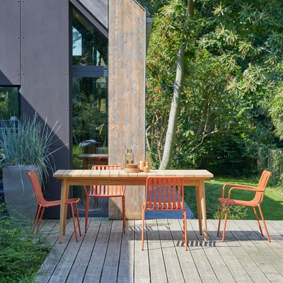 Table de jardin en teck massif 6/8 pers. VADIM TIKAMOON
