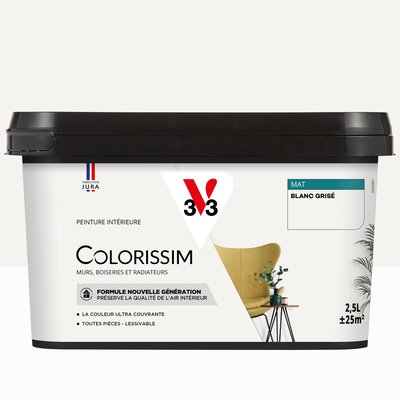 Peinture murale Colorissim Mat, Les gris V33