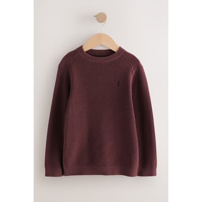 Pull ras du cou junior en maille de coton NEXT