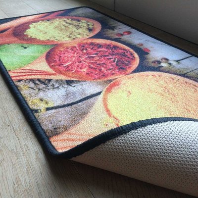 Tapis de cuisine motif Epices CALICOSY