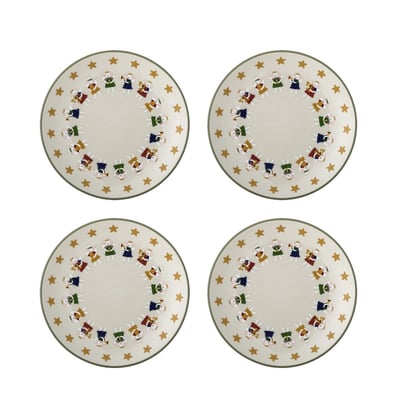 Petites assiettes souris  PEO set de 4 BLOOMINGVILLE