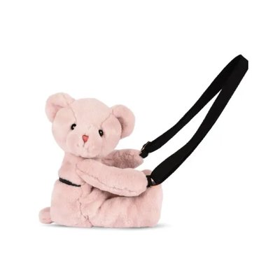 Sac nounours couleur rose poudré DJECO