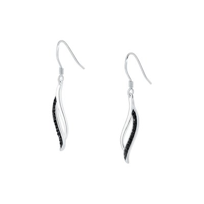 Boucles d'oreilles en argent 925 et cristal CLEOR