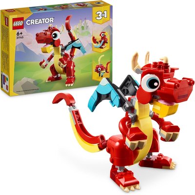 Le dragon rouge LEGO
