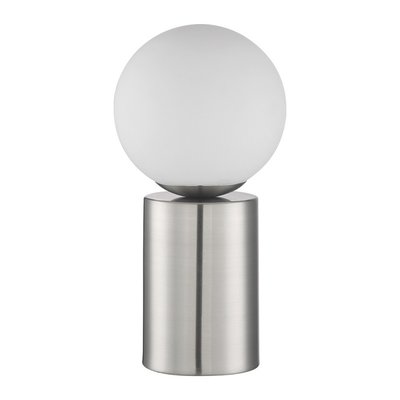 Lampe De Chevet Tactile Lobb Chrome Mat Et Boule Verre MILLUMINE