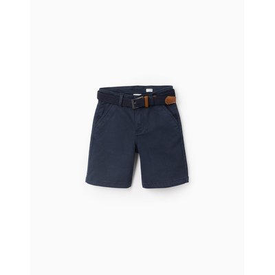 Short en Sergé avec Ceinture ZIPPY