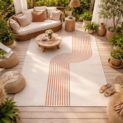 Tapis extérieur, kilim reversible LYN2 BM REVERSIBLE UN AMOUR DE TAPIS