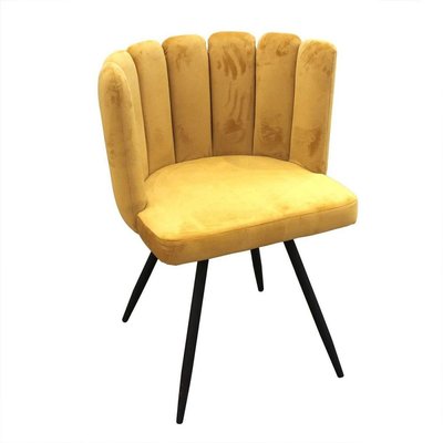 Chaise Ariel Velours  Canard DECORATIE