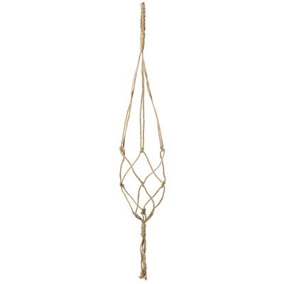 Porte-plante suspendu macramé jute naturel IB LAURSEN