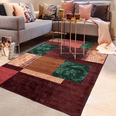 Tapis salon et chambre tissé ISPARTA PATCHWORK UN AMOUR DE TAPIS