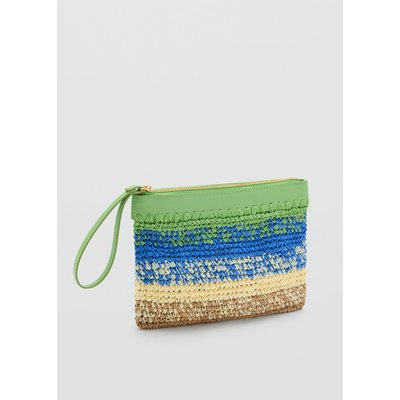 Pochette fibres naturelles dégradée MANGO