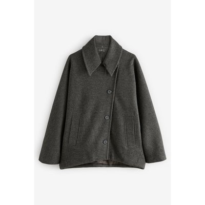Manteau style cape à boutonnage asymétrique NEXT