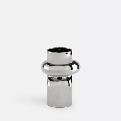 Jarrón de cristal metalizado, 20 cm de altura, ORLYA LA REDOUTE INTERIEURS