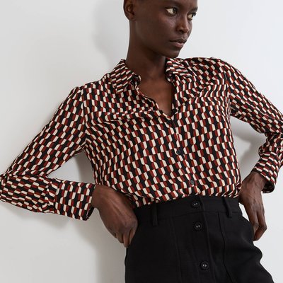 Chemise imprimée manches longues MONOPRIX